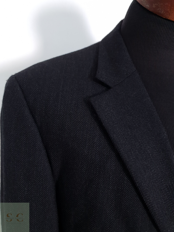 Carl Gross Vestón espiguilla Negro grafito Talla LXL 2