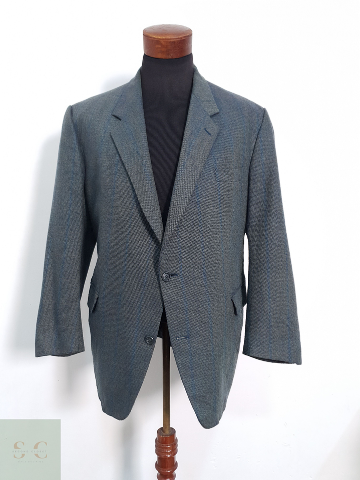 Creation Gross Vestón clásico Verde azulado Talla XL 1