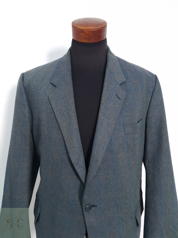 Creation Gross Vestón clásico Verde azulado Talla XL 6