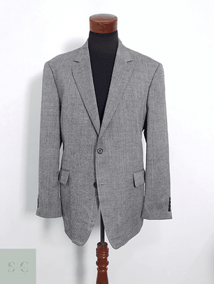 Gilberto Vestón espiguilla Gris Talla XL