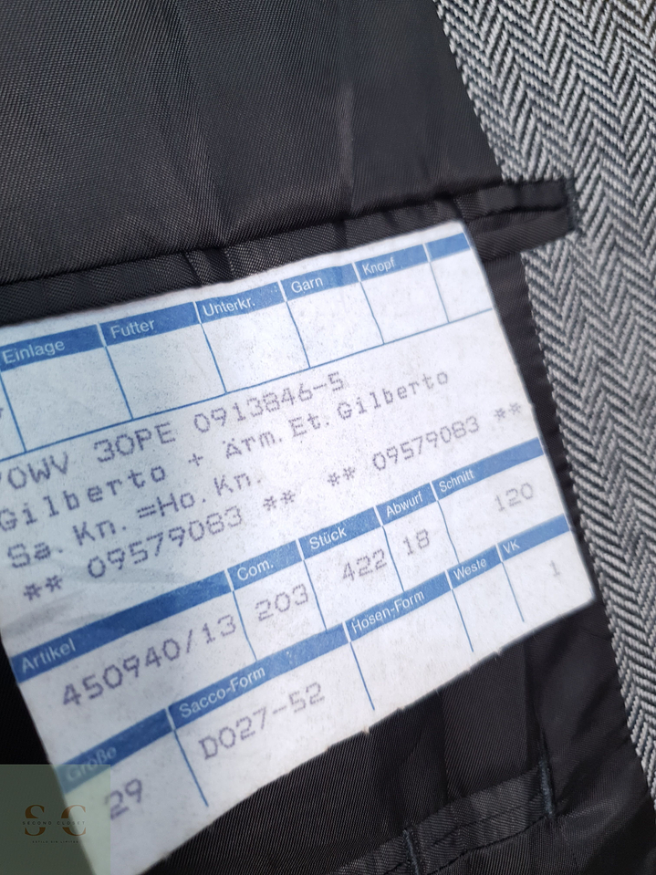 Gilberto Vestón espiguilla Gris Talla XL 6