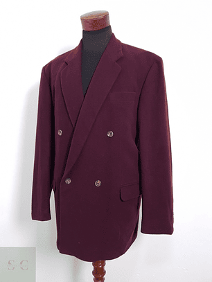 Stones Classics Vestón cruzado Burdeus Talla XXL