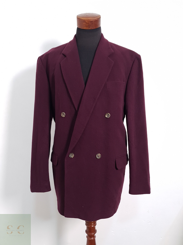 Stones Classics Vestón cruzado Burdeus Talla XXL 3