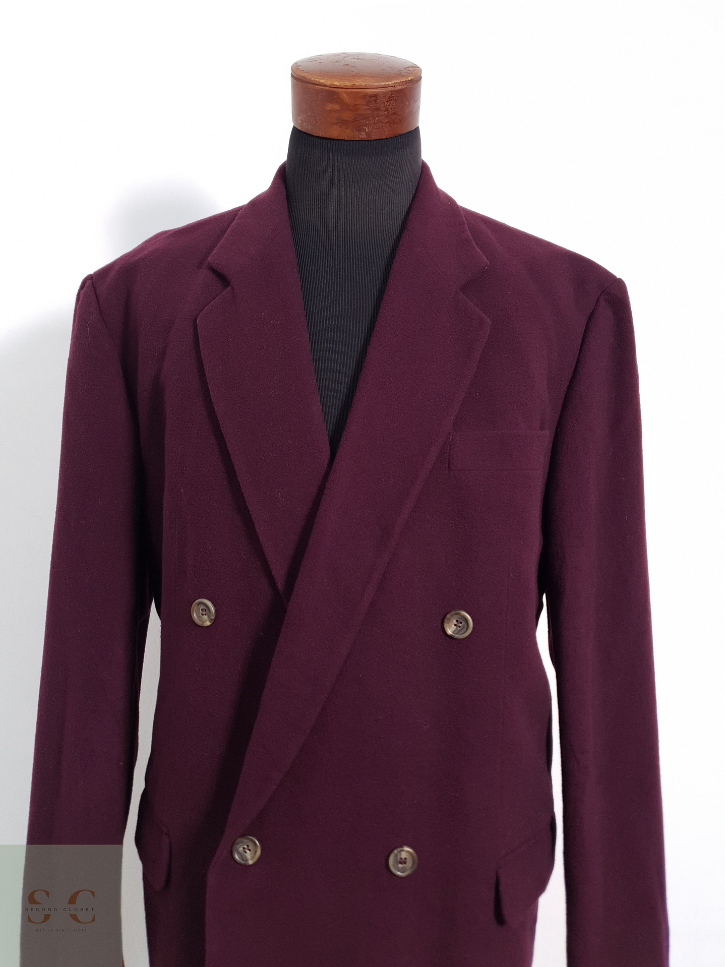 Stones Classics Vestón cruzado Burdeus Talla XXL 4