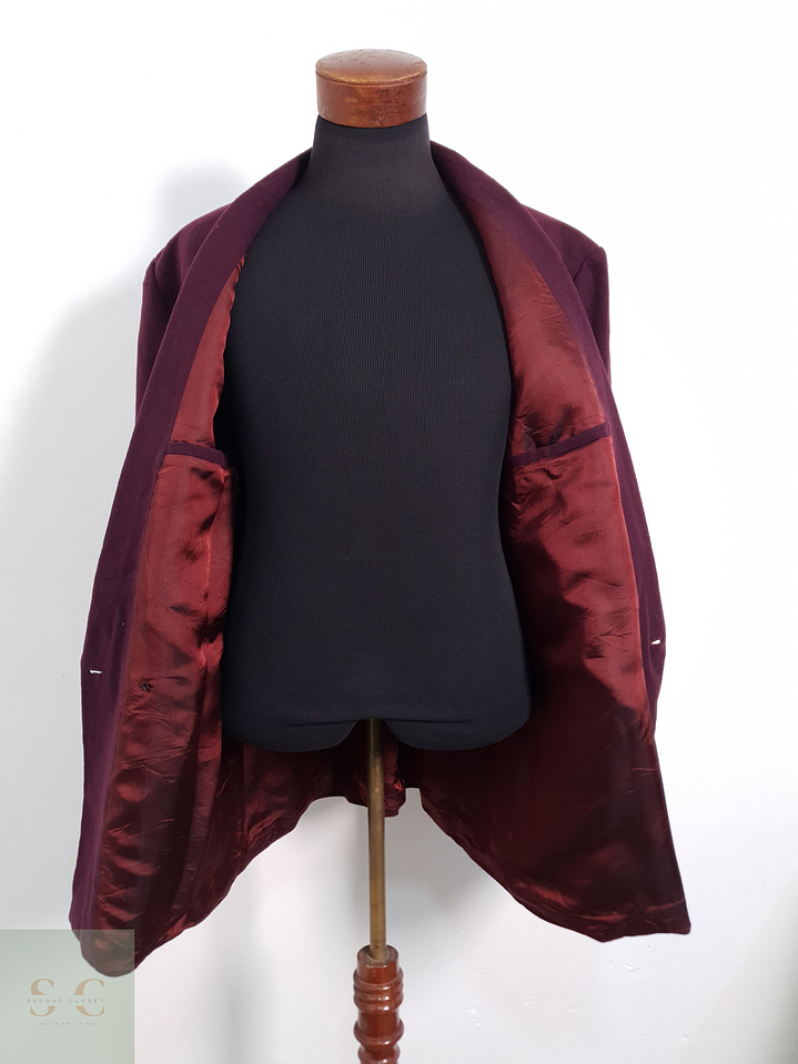 Stones Classics Vestón cruzado Burdeus Talla XXL 5