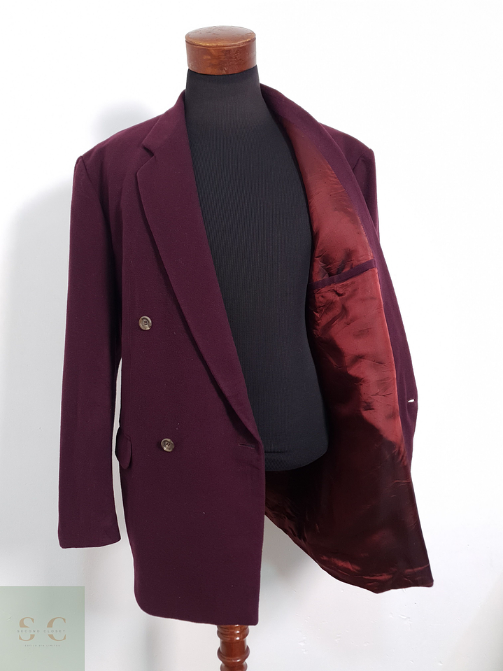 Stones Classics Vestón cruzado Burdeus Talla XXL 6