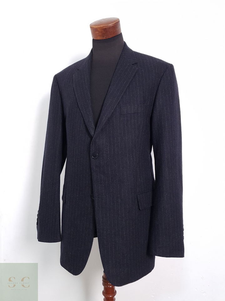 Sand Vestón a rayas sutiles Azul Talla LXL 3