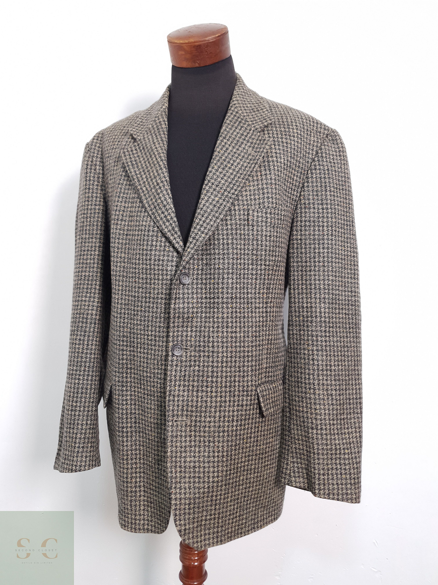 Angelo Litrico Vestón pata de gallo Pata de gallo Talla XXL 2