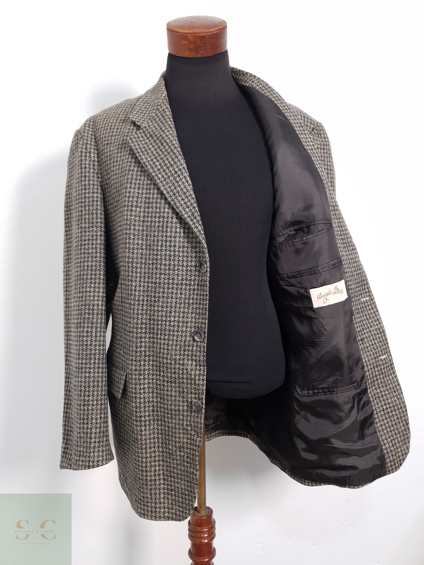 Angelo Litrico Vestón pata de gallo Pata de gallo Talla XXL 4