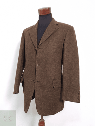 Vintage Vestón clásico Café verdoso Talla M