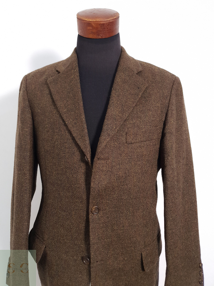 Vintage Vestón clásico Café verdoso Talla M 5
