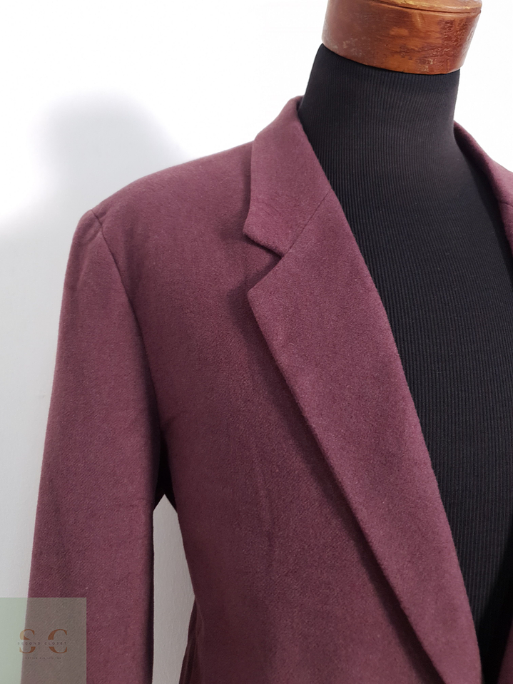 Vintage Vestón clásico Violeta claro Talla L 4