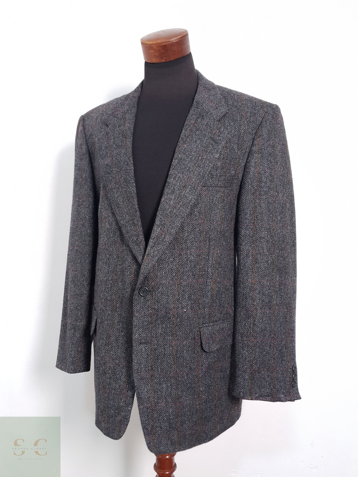 Canda Vestón clásico Plomo Talla XXL 1