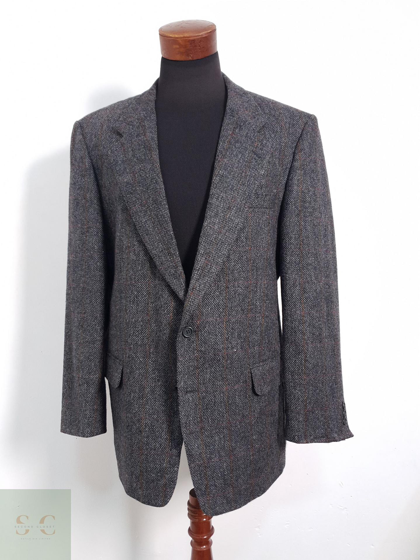 Canda Vestón clásico Plomo Talla XXL 2