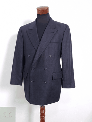 Barisal Vestón cruzado Azul marino Talla L