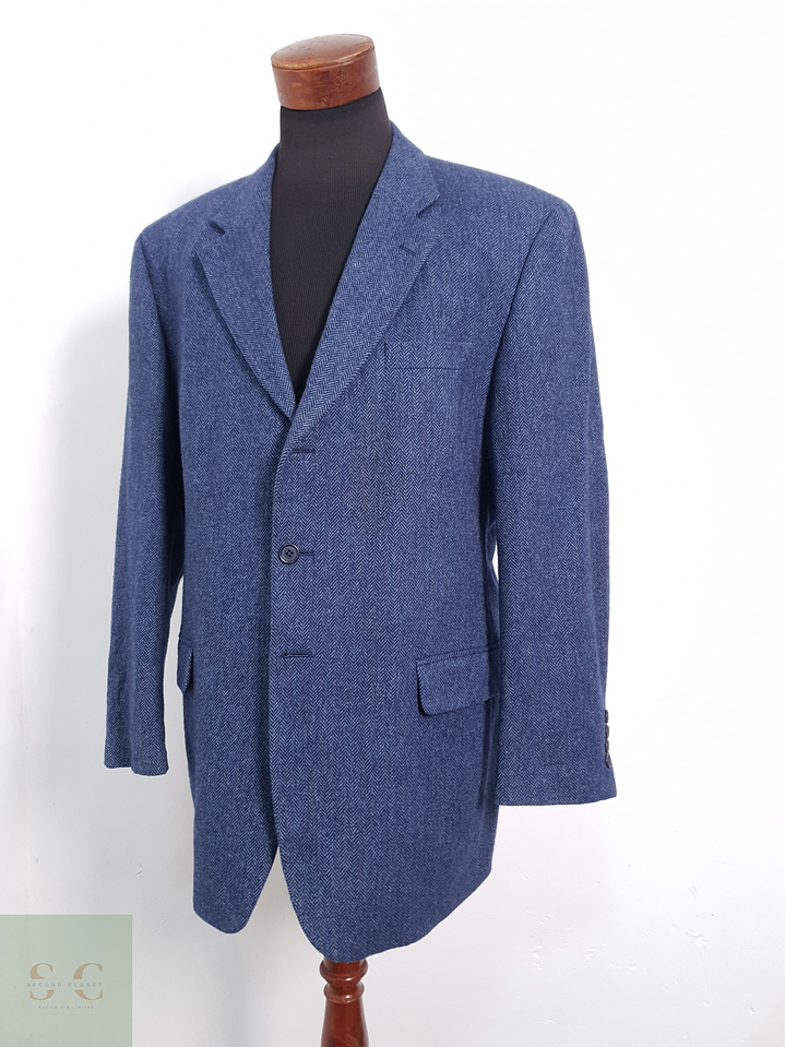 Cyrillus Vestón espiguilla Celeste Talla XXL 3