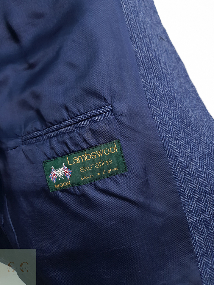 Cyrillus Vestón espiguilla Celeste Talla XXL 6