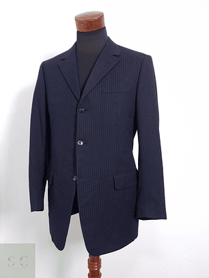 Brax Vestón a rayas Azul con rayas Talla M