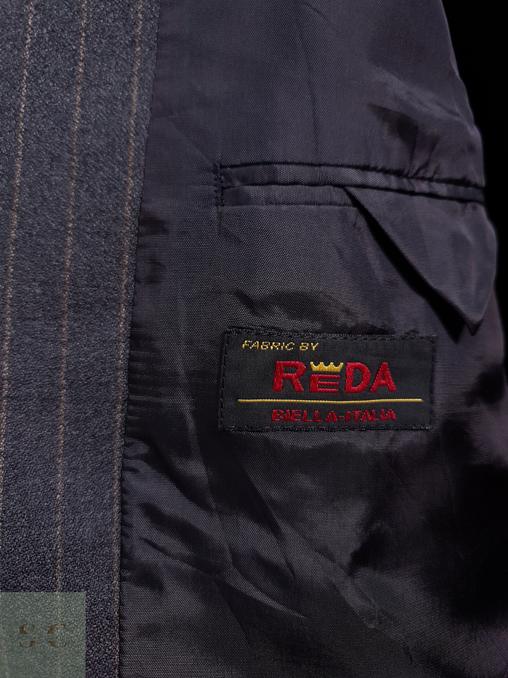 Carl Gross Vestón a rayas Plomo con rayas Talla LXL 8