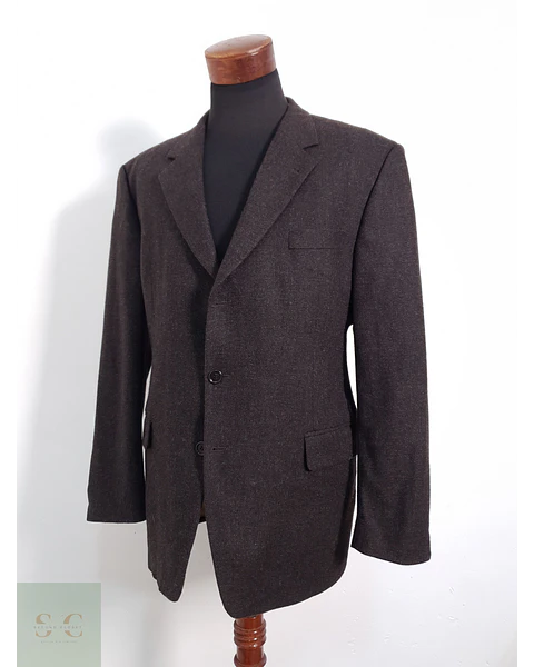 Blazer lana Best Fit vestón clásico café TALLA XXL