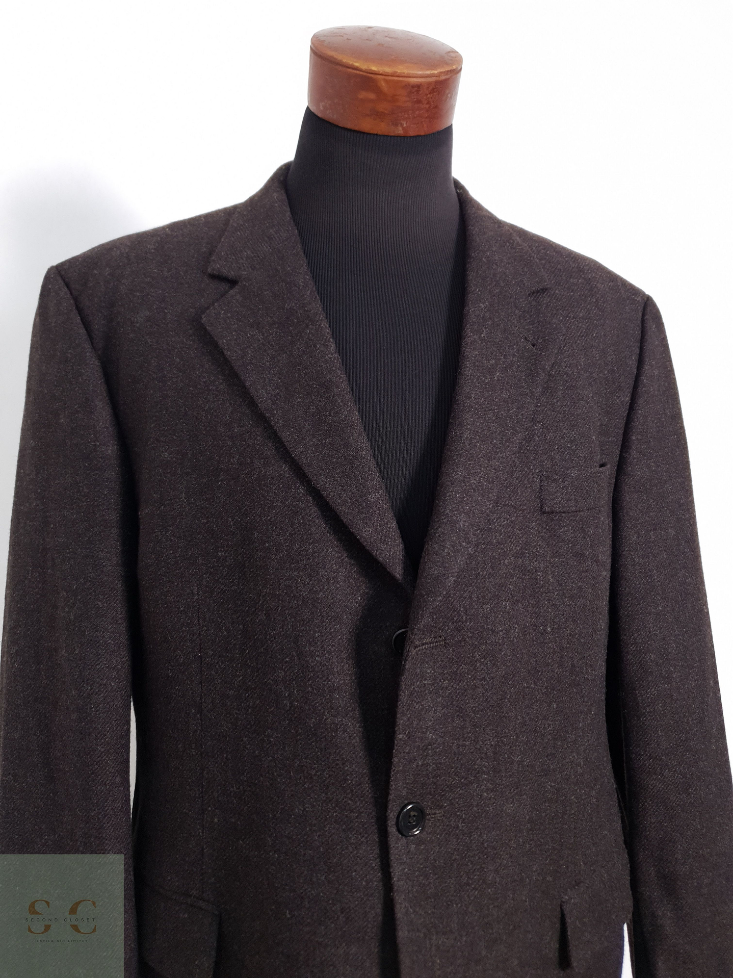 Best Fit Vestón clásico Café moro Talla XXL 4