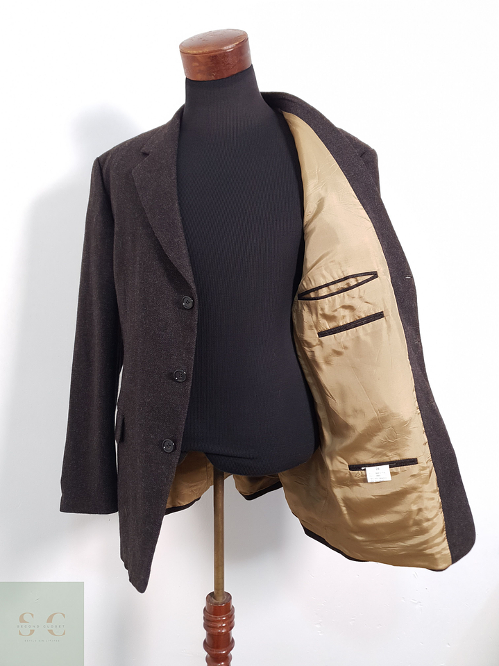 Best Fit Vestón clásico Café moro Talla XXL 5