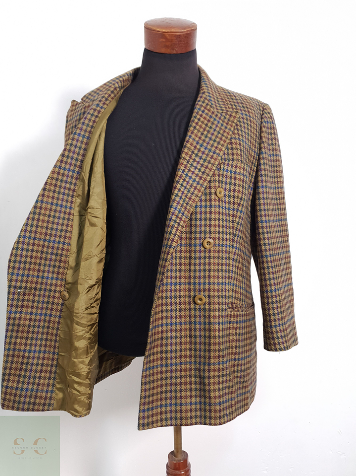 Del Mod International Vestón pata de gallo Pata de gallo Talla M 2