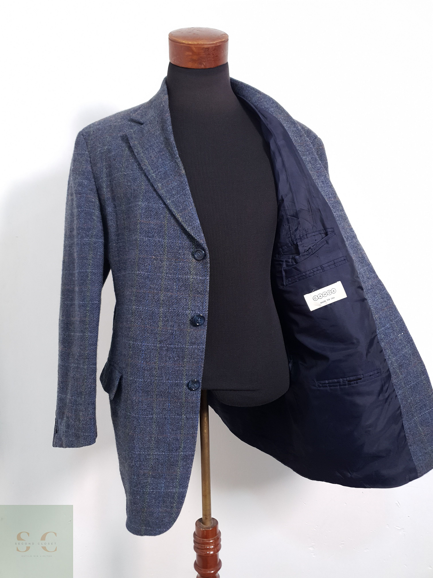 Canda Vestón clásico Azul Talla LXL 5