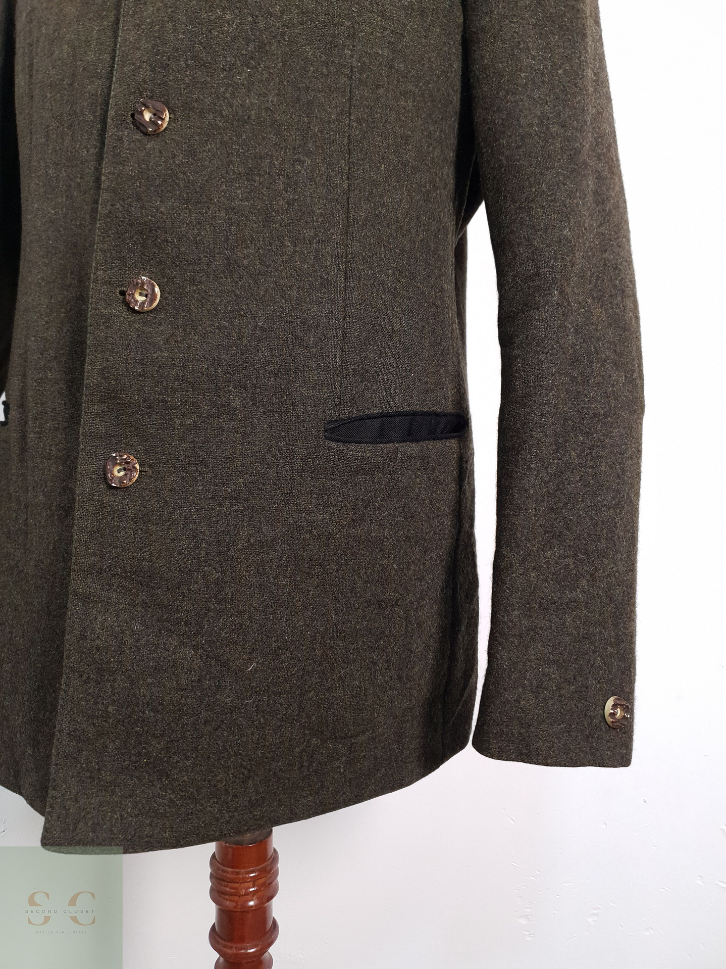 Rojan Tracht Vestón loden Verde Talla M 8