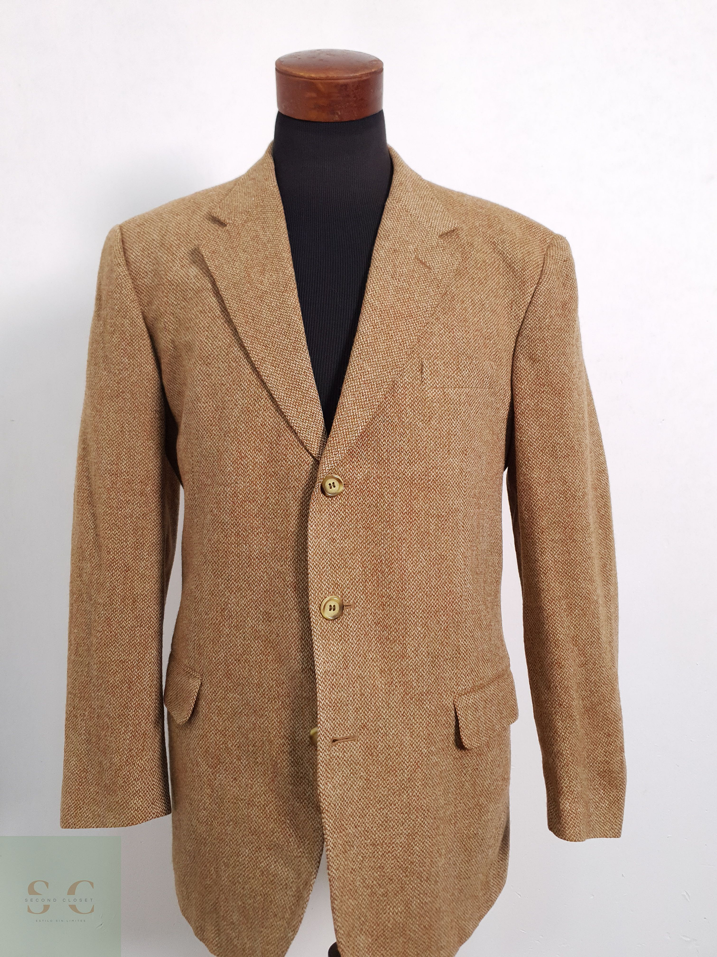 Michaels Vestón italiano Camel Talla XL 2