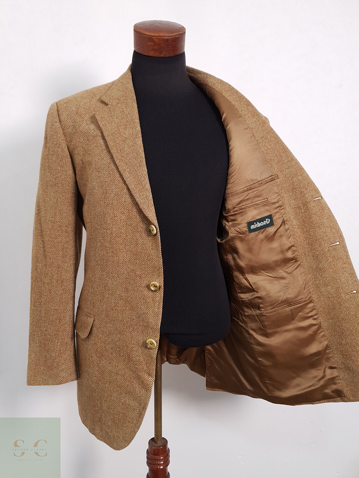 Michaels Vestón italiano Camel Talla XL 5