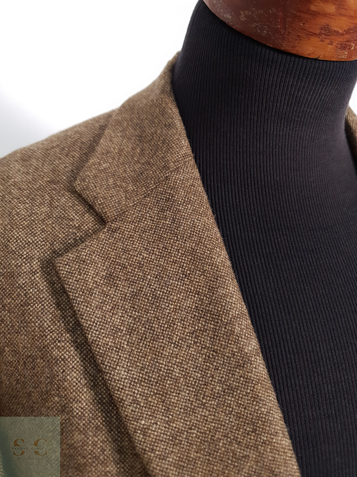 Baumler Vestón clásico Café claro Talla LXL 4