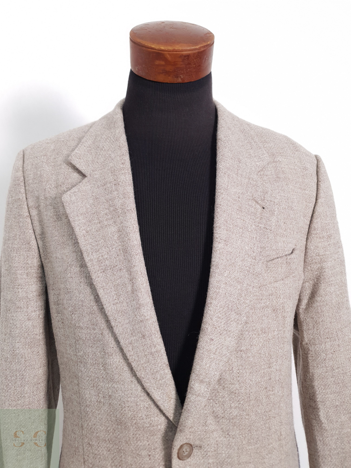 Vintage Vestón clásico Gris Cafe Talla M 3