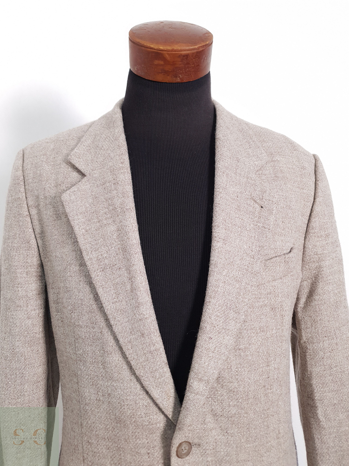 Vintage Vestón clásico Gris Cafe Talla M 3