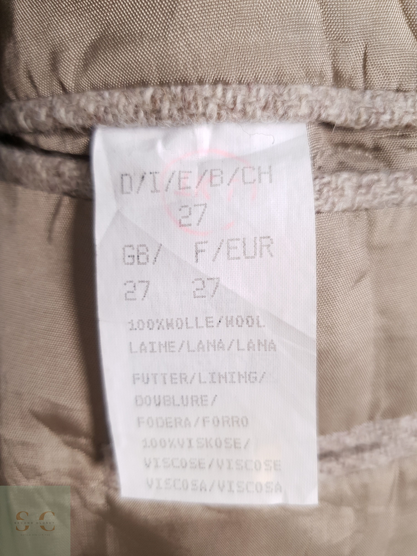 Vintage Vestón clásico Gris Cafe Talla M 4