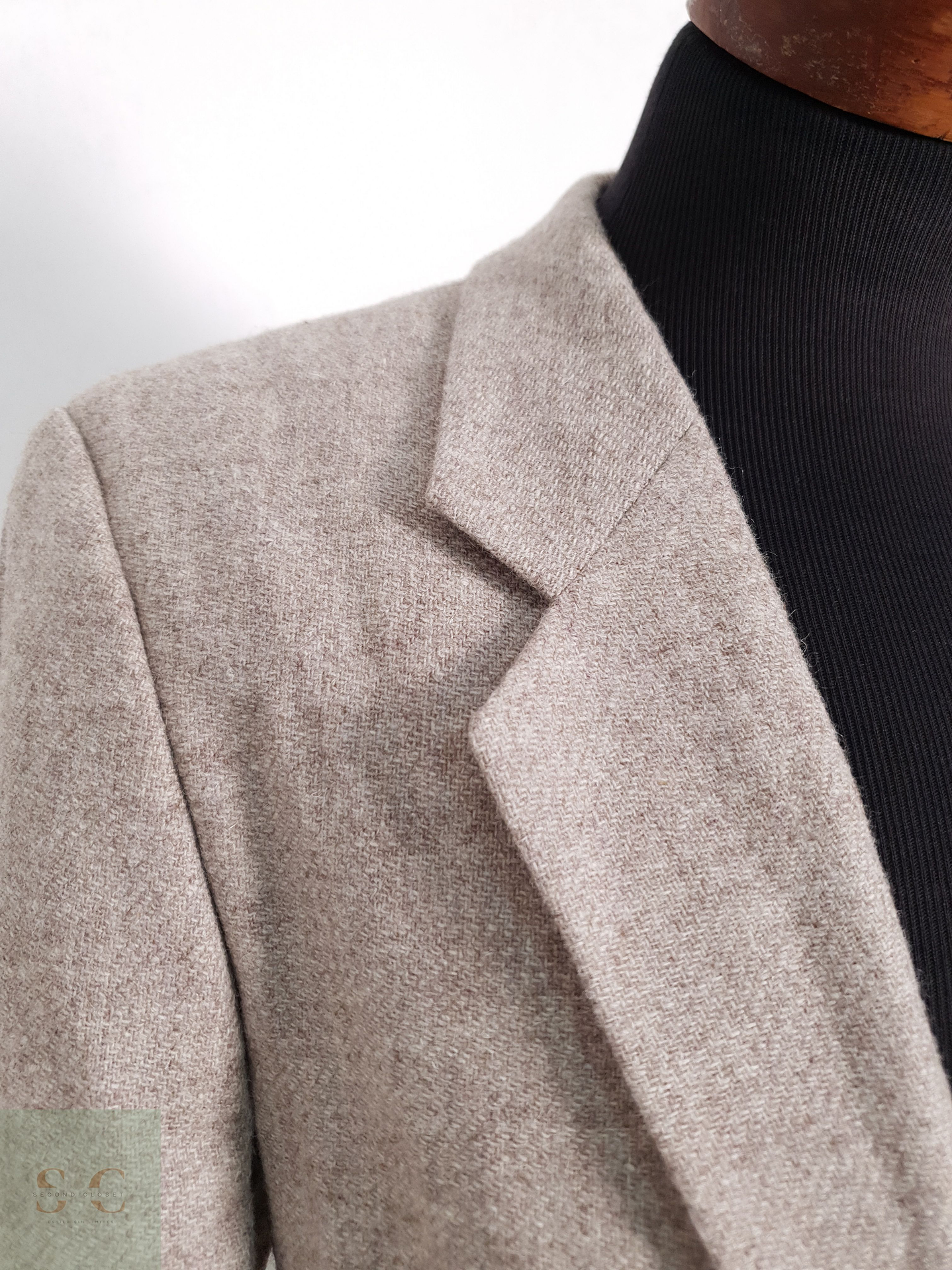 Vintage Vestón clásico Gris Cafe Talla M 6