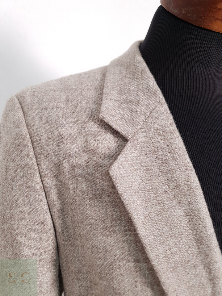 Vintage Vestón clásico Gris Cafe Talla M 6