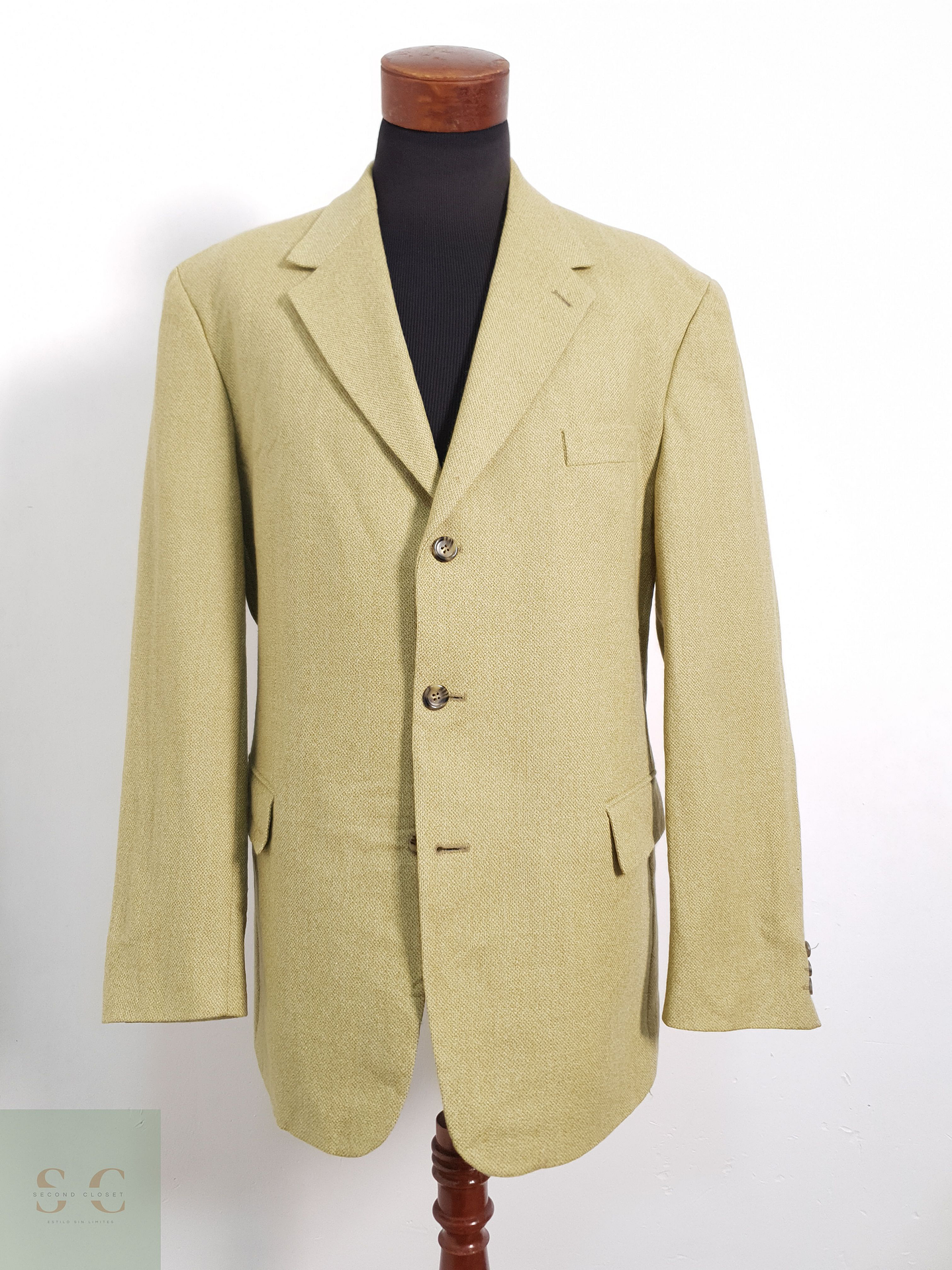 Renata Cavali Vestón clásico Dorado Talla XL 5