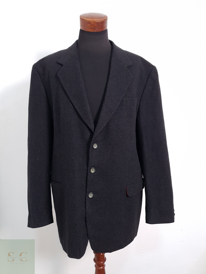 Vintage Vestón clásico Plomo Talla XXL 2