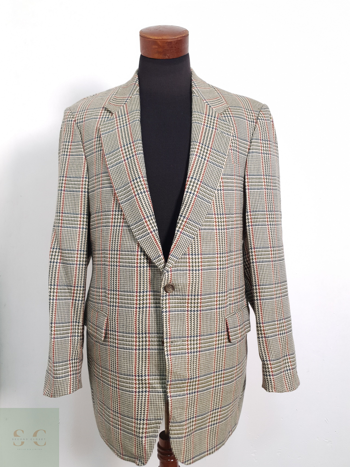 Club Britania Vestón pata de gallo Pata de gallo Talla XL 4