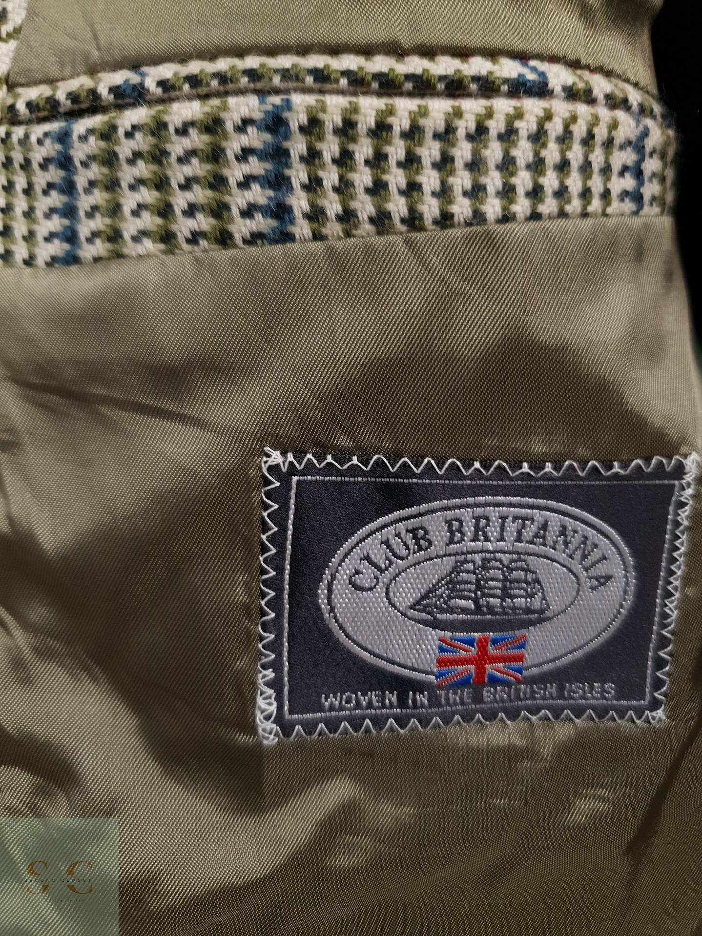 Club Britania Vestón pata de gallo Pata de gallo Talla XL 9