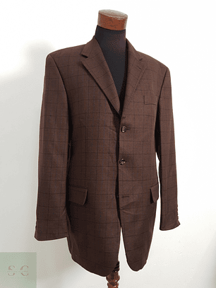 Baumler Vestón clásico Café Talla LXL