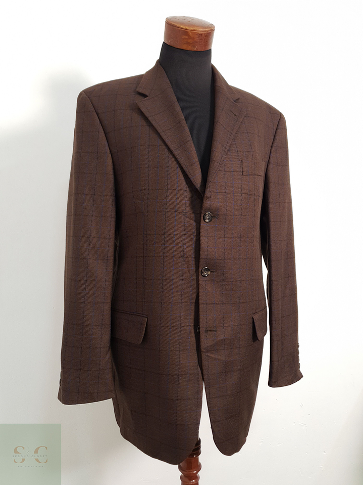 Baumler Vestón clásico Café Talla LXL 1