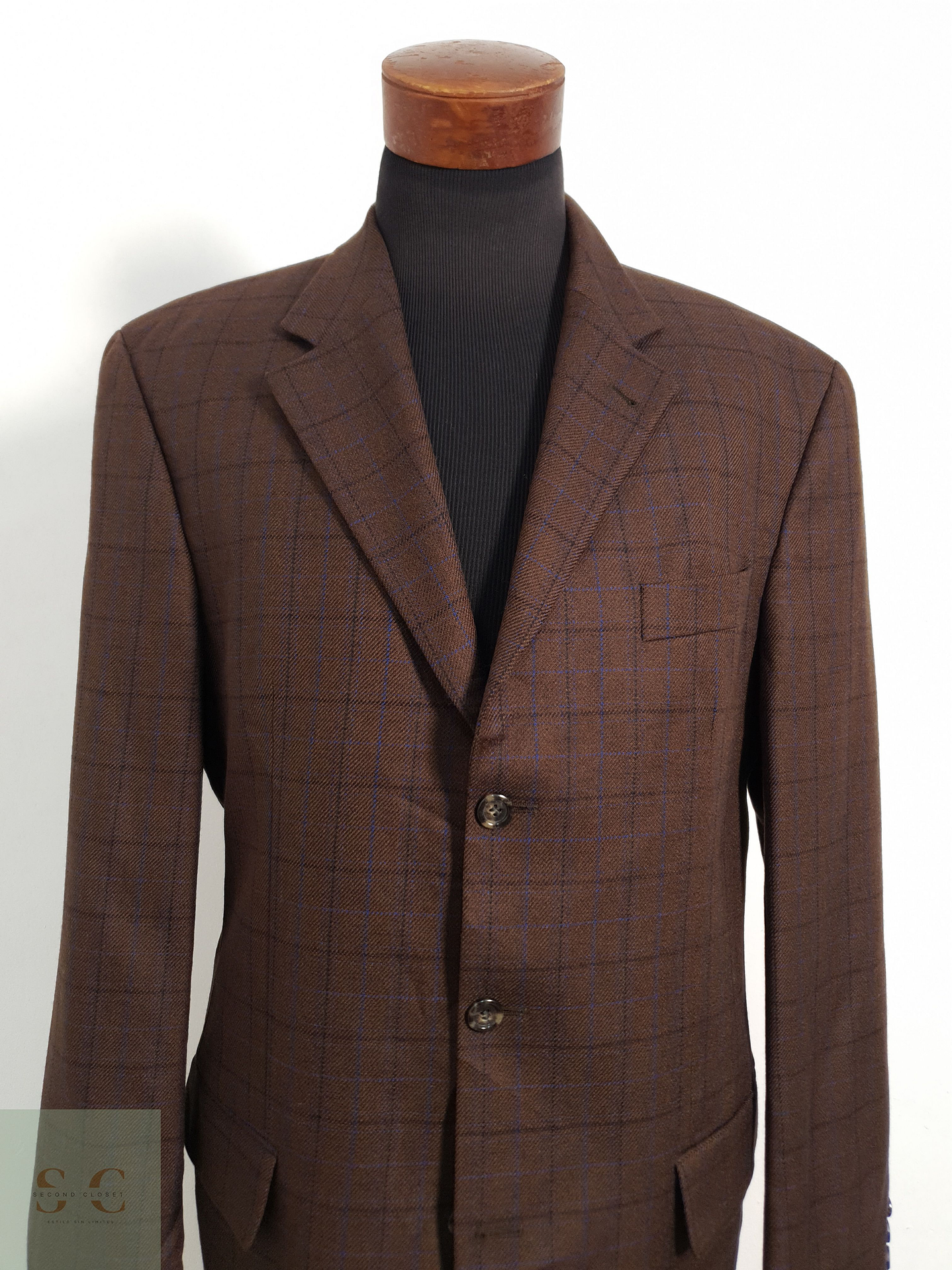 Baumler Vestón clásico Café Talla LXL 4