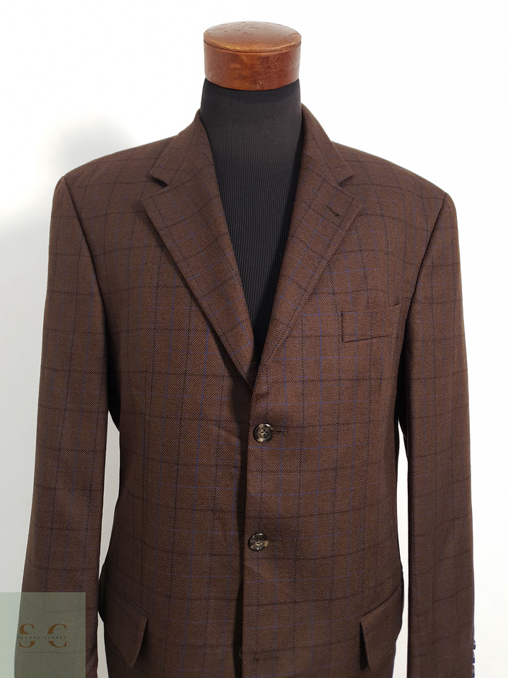 Baumler Vestón clásico Café Talla LXL 4