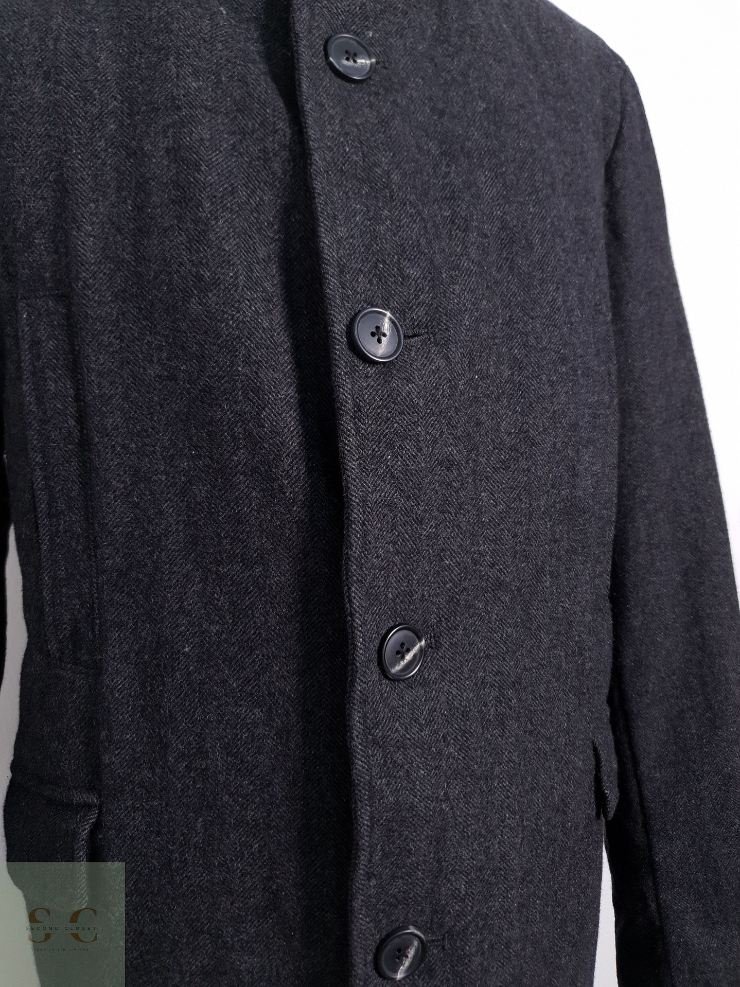 Chaqueton Angelo Litrico Lana Gris Talla XL 3