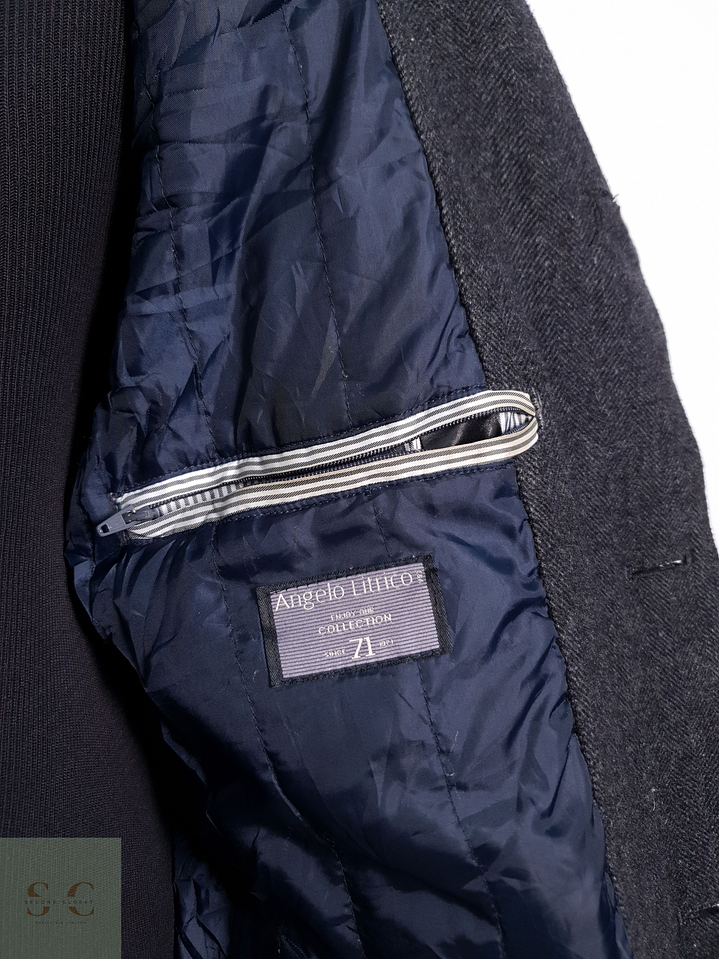 Chaqueton Angelo Litrico Lana Gris Talla XL 7