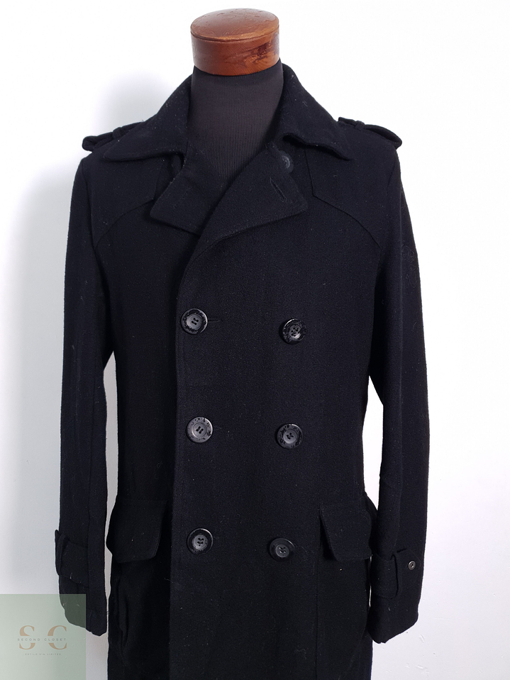 Abrigo Marinero Hombre S&D Negro Talla SM 1