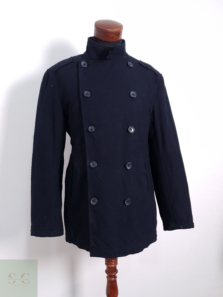 Abrigo Hombre Camargue Lana Gris Claro Talla XXL 3