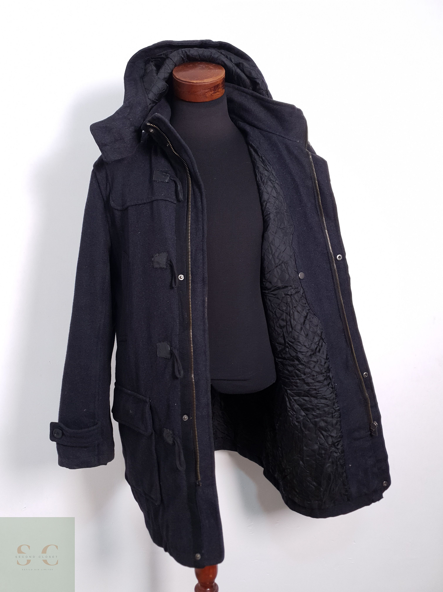 Montgomery Angelo Litrico Lana Plomo Talla XL 2